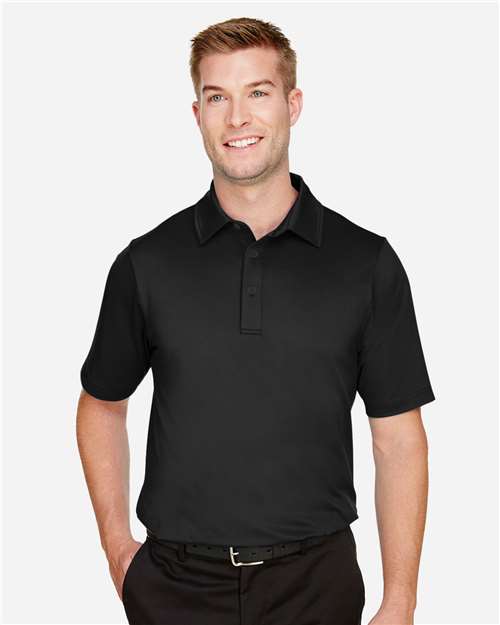 Devon & Jones Men's CrownLux Performance® Range Flex Polo - Model Front