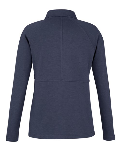 Women's New Classics® Charleston Quarter-Zip Pullover - Navy Melange Back