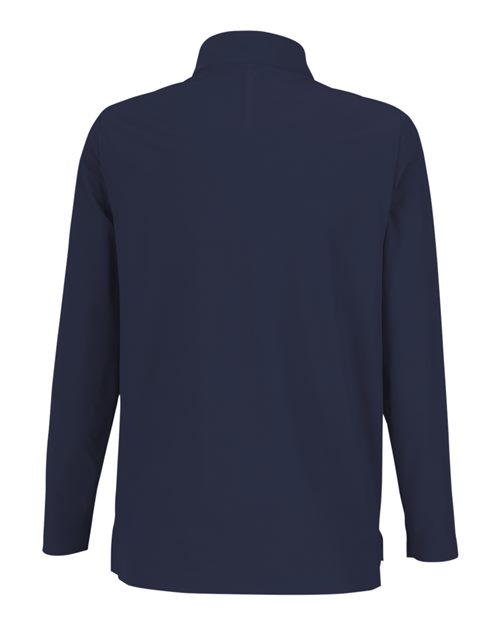 Women's CrownLux Performance® Windsor Welded Quarter-Zip Pullover - Navy Back