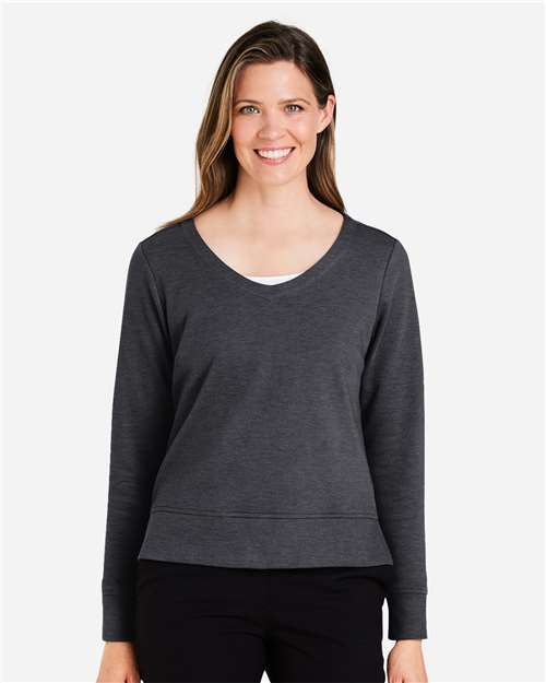 Devon & Jones Women's New Classics® Charleston Pullover - Model Front