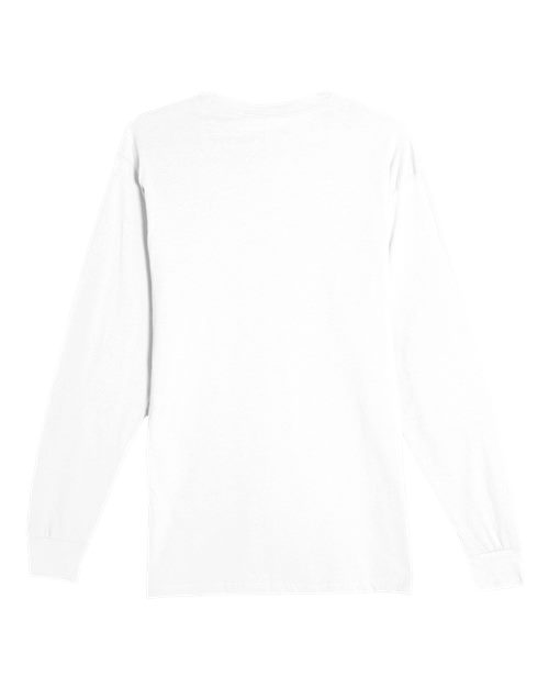 Heavyweight Long Sleeve T-Shirt - White Back