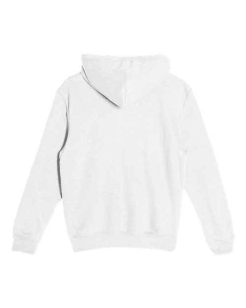 Youth Premium Pullover Hooded Sweatshirt - White Back