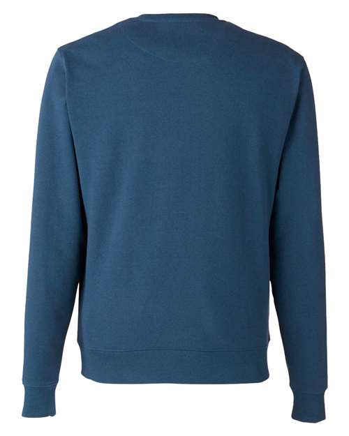 Unisex Reclaimist Fiber Crewneck Sweatshirt - Tidal Blue Back
