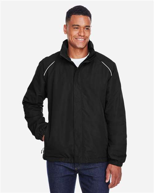 CORE365 Men's Tall Profile Fleece-Lined All-Season Jacket - Model Front