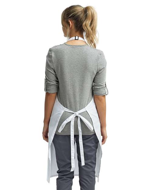 Recycled Bib Apron - White Back