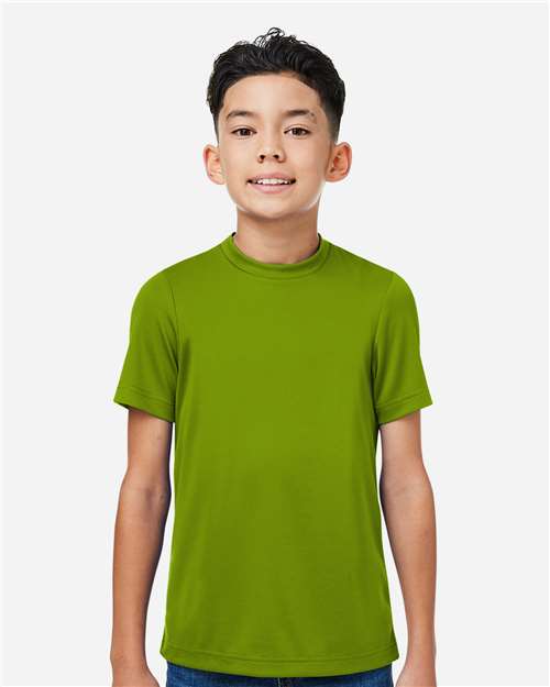 Team 365 Youth Zone Performance Mesh T-Shirt - Model Front