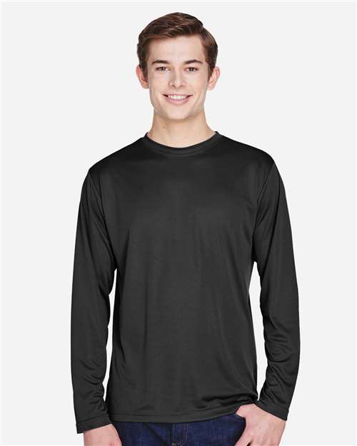 Team 365 Men's Zone Performance Long Sleeve T-Shirt - Model Front