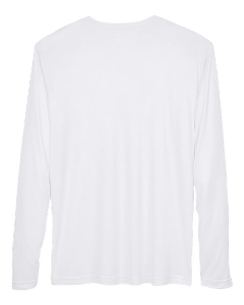 Men's Zone Performance Long Sleeve T-Shirt - White Back