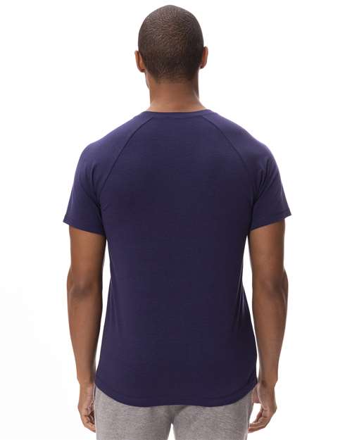 Unisex Impact Raglan T-Shirt - Navy Back