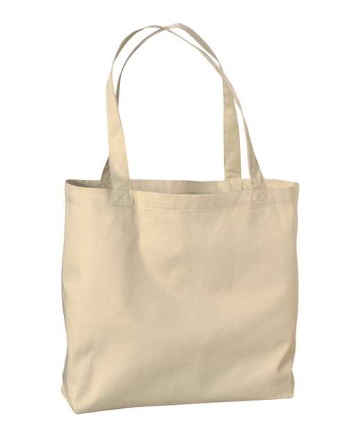 Large Twill Tote - Oyster Front