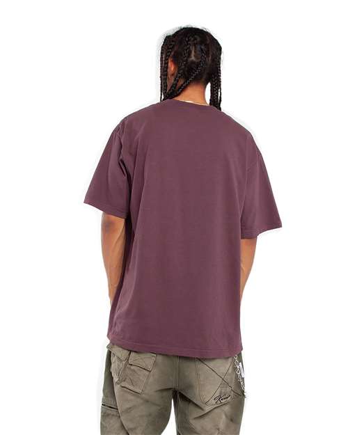 Unisex Max Heavyweight Garment-Dyed T-Shirt - Wine Back