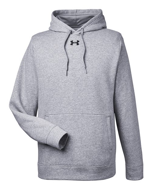 Men's Hustle Hooded Sweatshirt - True Grey Heather/ Black Front