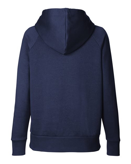 Women's Hustle Hooded Sweatshirt - Midnight Navy/ White Back