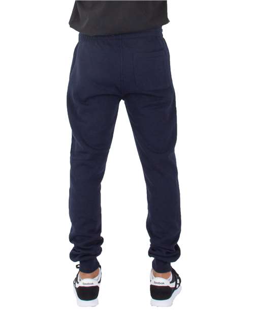 Unisex Fleece Joggers - Navy Back
