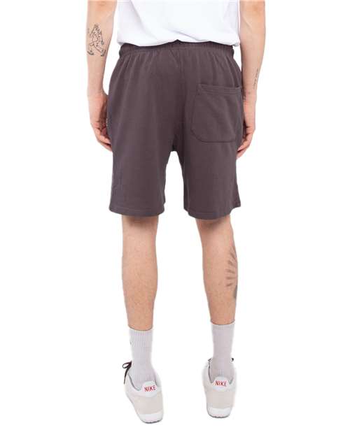 Unisex Garment-Dyed Fleece Shorts - Shadow Back