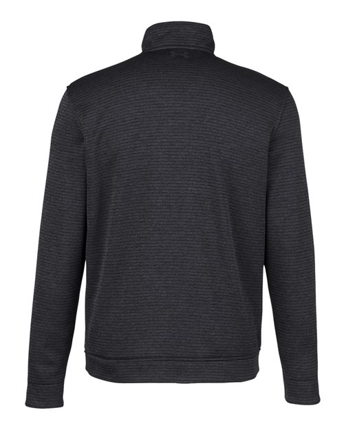 Men's Storm Sweater Fleece Quarter-Zip Pullover - Black/ Black_001 Back