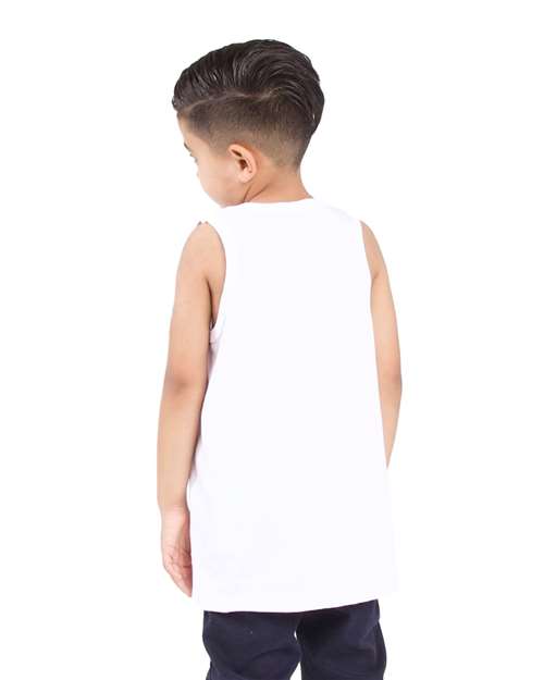 Youth Tank - White Back