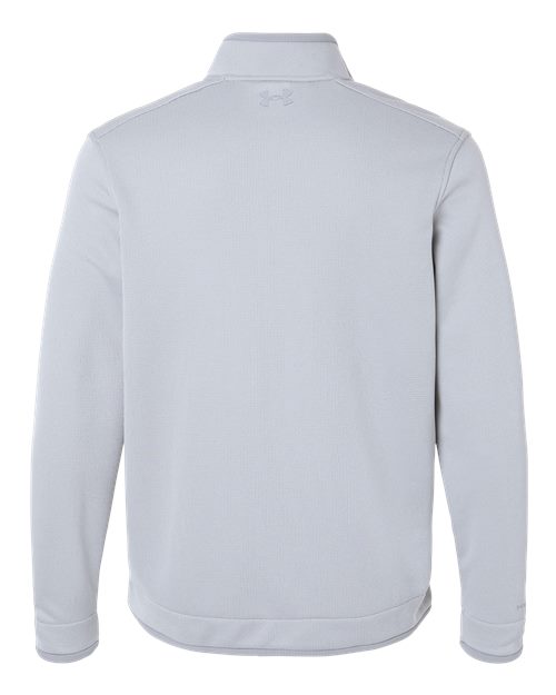 Men's Storm Sweater Fleece Quarter-Zip Pullover - Steel/ White Back