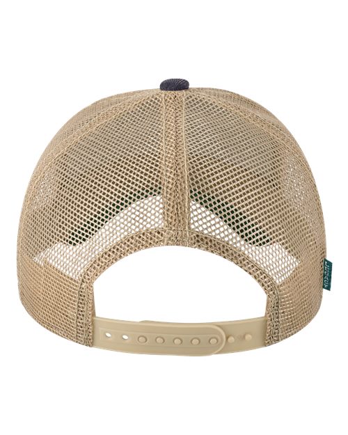 Old Favorite Five-Panel Trucker Cap - Rolling Mountains Back