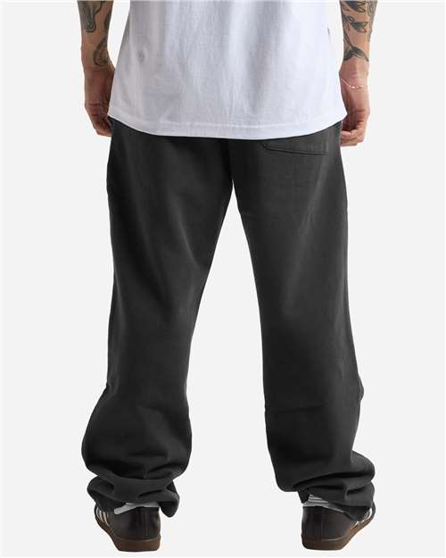 Unisex Garment-Dyed Straight Leg Sweatpants - Shadow Back