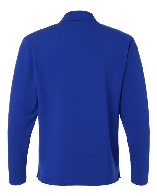 Men's Stretch Quarter-Zip Fleece Pullover - Royal Back