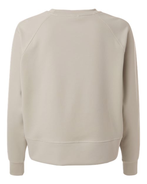 Women's Beyond Side-Snap Crewneck Sweatshirt - Wonder Alumina Back