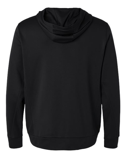 Team 365 Unisex Squad Tech Fleece Hooded Full-Zip - Back