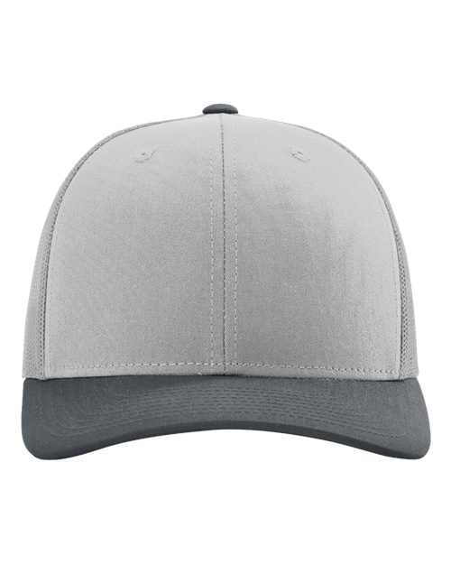 Snapback Trucker Cap - Light Grey/ Gunmetal CMB Front