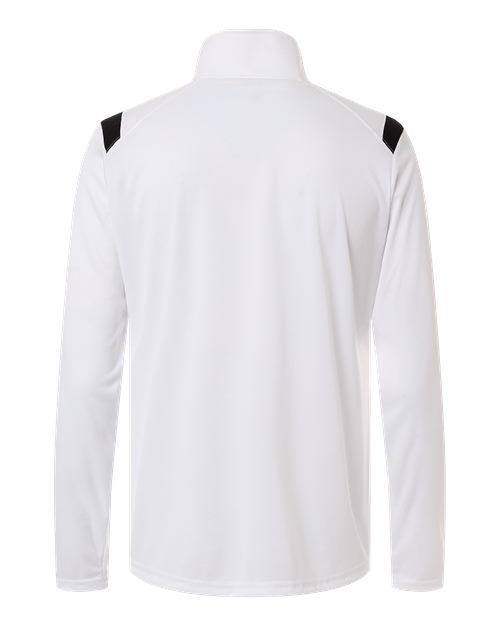 Women's On The Rise Quarter-Zip Pullover - White/ Black Back