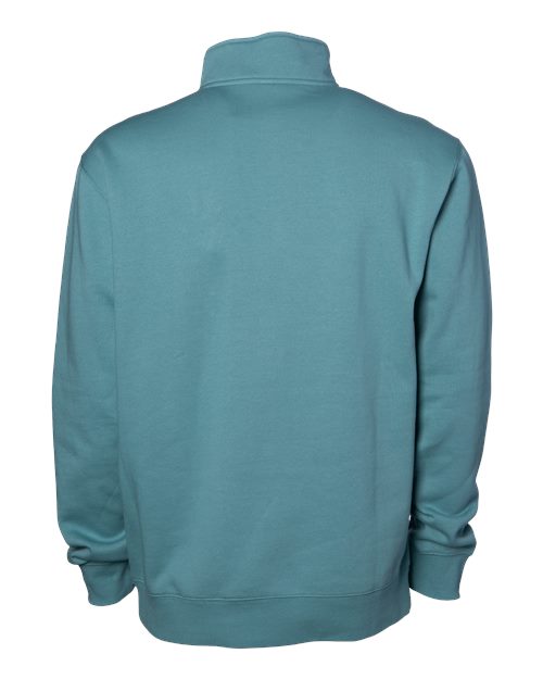 Independent Trading Co. Unisex 8.5 oz. Midweight Quarter-Zip Pullover - Back