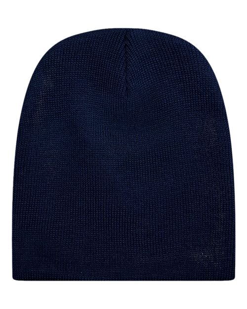 Knit Winter Beanie - Navy Back