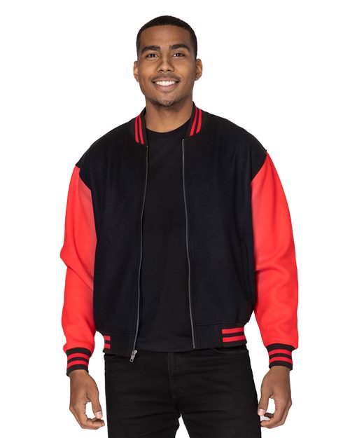 Unisex Legend Jacket - Black/ White Front