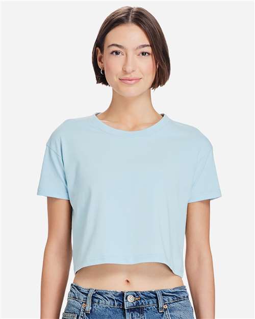 Lane Seven Women's Crop Tee - Model Front