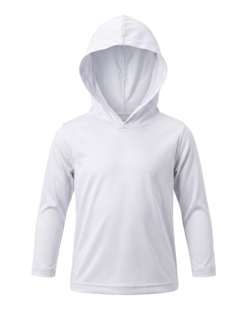 Paragon Toddler Bahama Hooded Long Sleeve T-Shirt - White Front