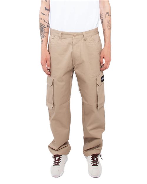 Unisex Twill Cargo Pants - Navy_42 Front