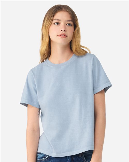 Women's Garment-Dyed Tee - Washed Thyme Front
