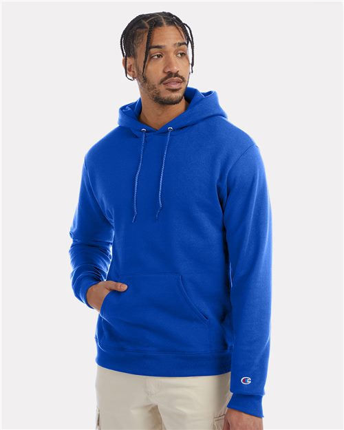 Unisex Powerblend® Hooded Sweatshirt - Champion Purple Front