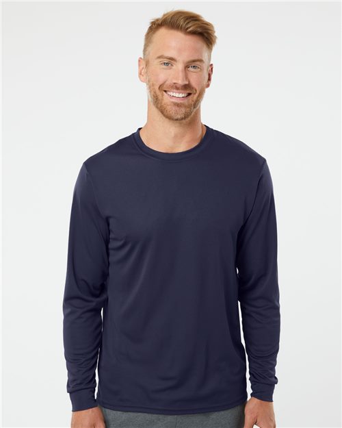 Unisex Nexgen Performance Long Sleeve T-Shirt - Safety Yellow Front