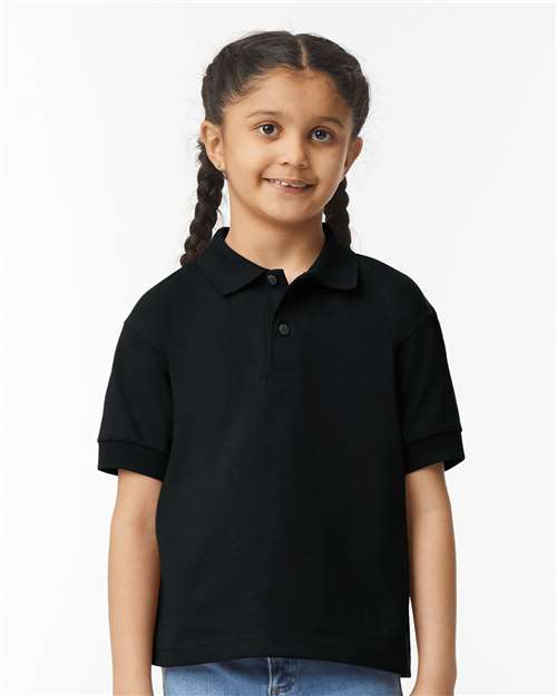 Gildan Youth DryBlend® Jersey Polo - Model Front
