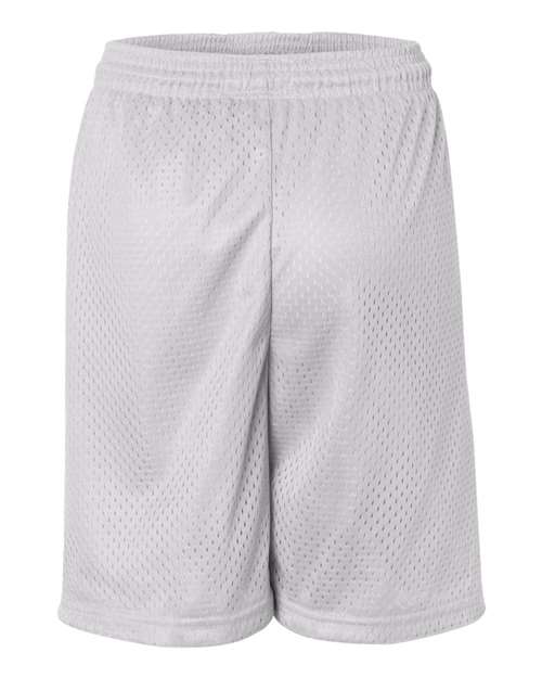 Youth Pro Mesh 6" Shorts - White Back