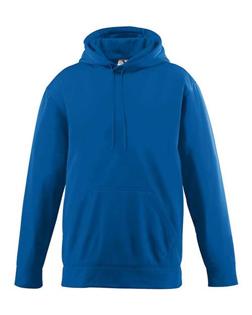 Men's Wicking Fleece Hooded Sweatshirt - Royal Front