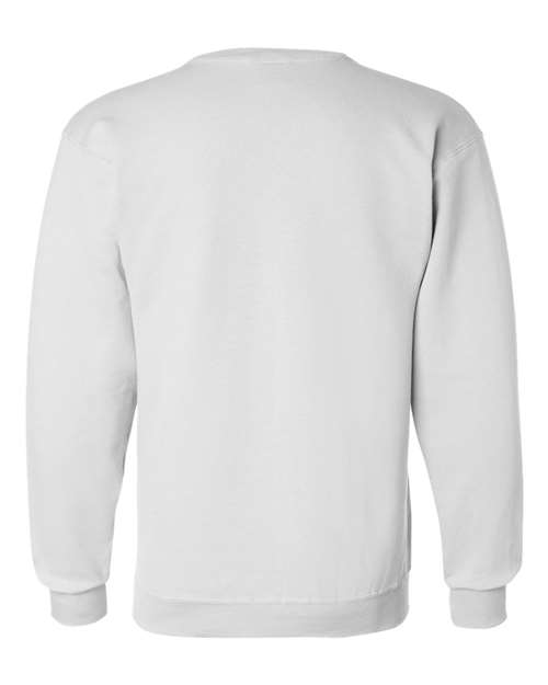 Unisex Powerblend® Crewneck Sweatshirt - White Back