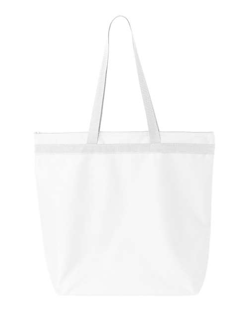 Melody Large Tote - White Back
