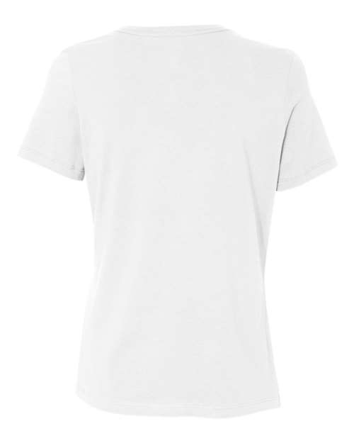 Women’s Relaxed Jersey Tee - White Back