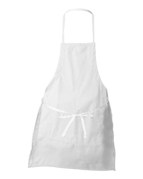 Two-Pocket Butcher Apron - White Back