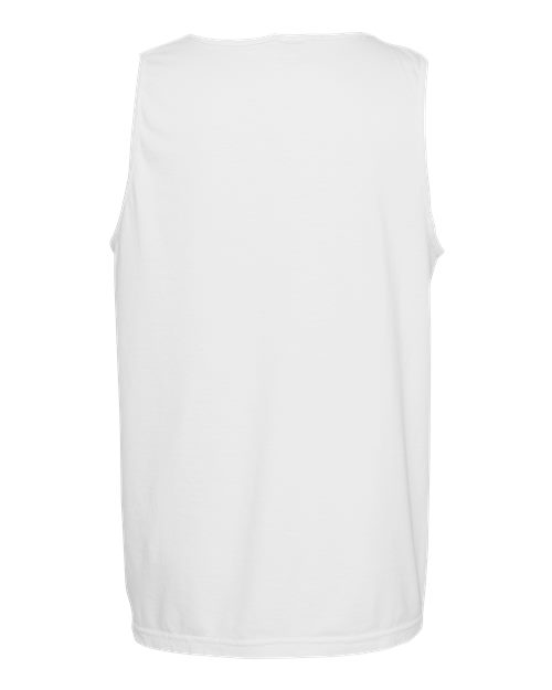 Unisex Garment-Dyed Heavyweight Tank Top - White Back