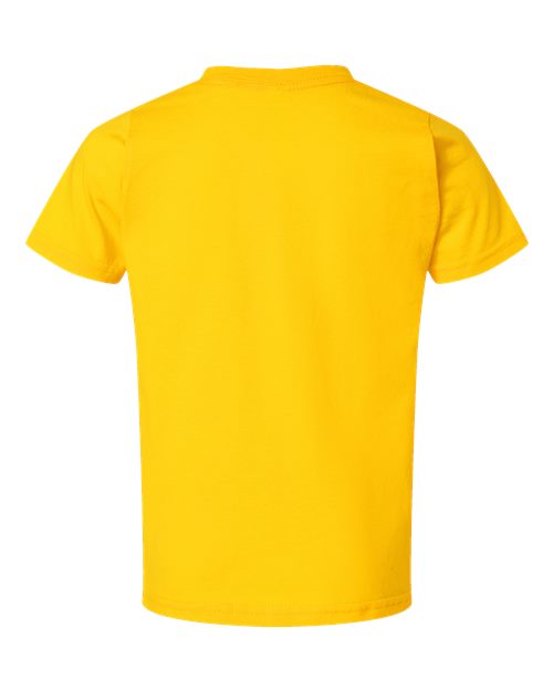 Toddler Fine Jersey Tee - Yellow Back