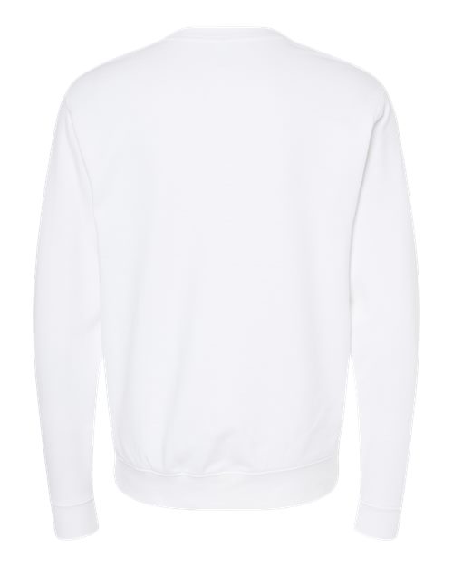 Unisex Midweight Crewneck Sweatshirt - White Back