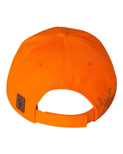Quail Cap - Blaze Orange - Quail Back