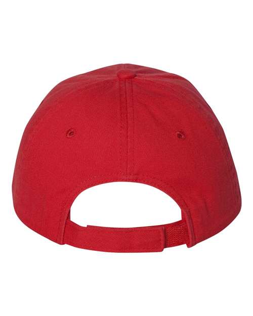 Bio-Washed Chino Twill Cap - Red Back